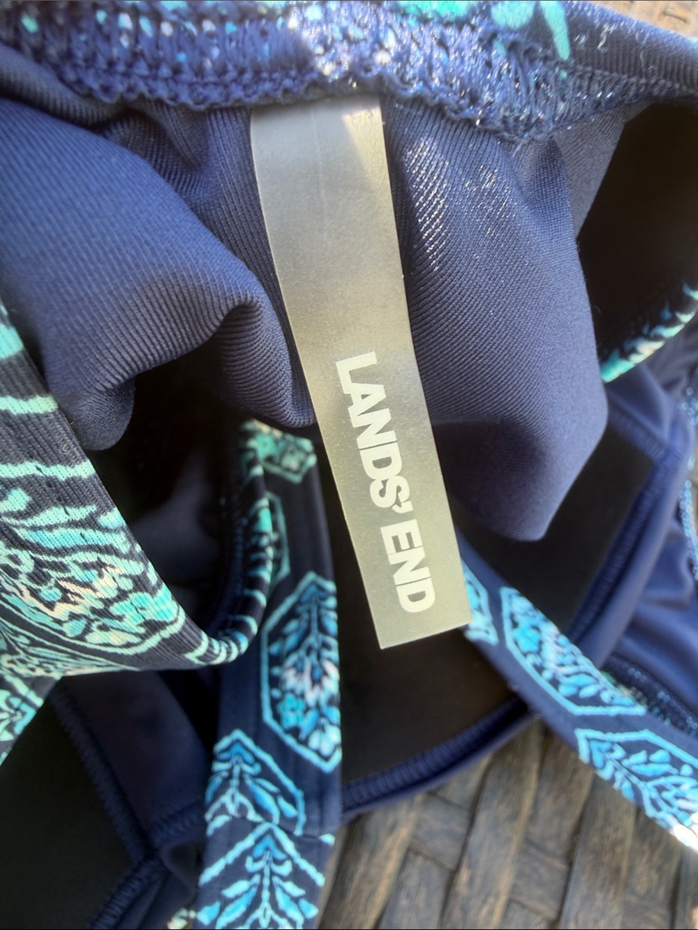 NWOT Lands' End One-Piece Swimsuit - Picture 4 of 5